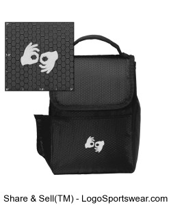 Insulated lunch bag - White Logo Design Zoom